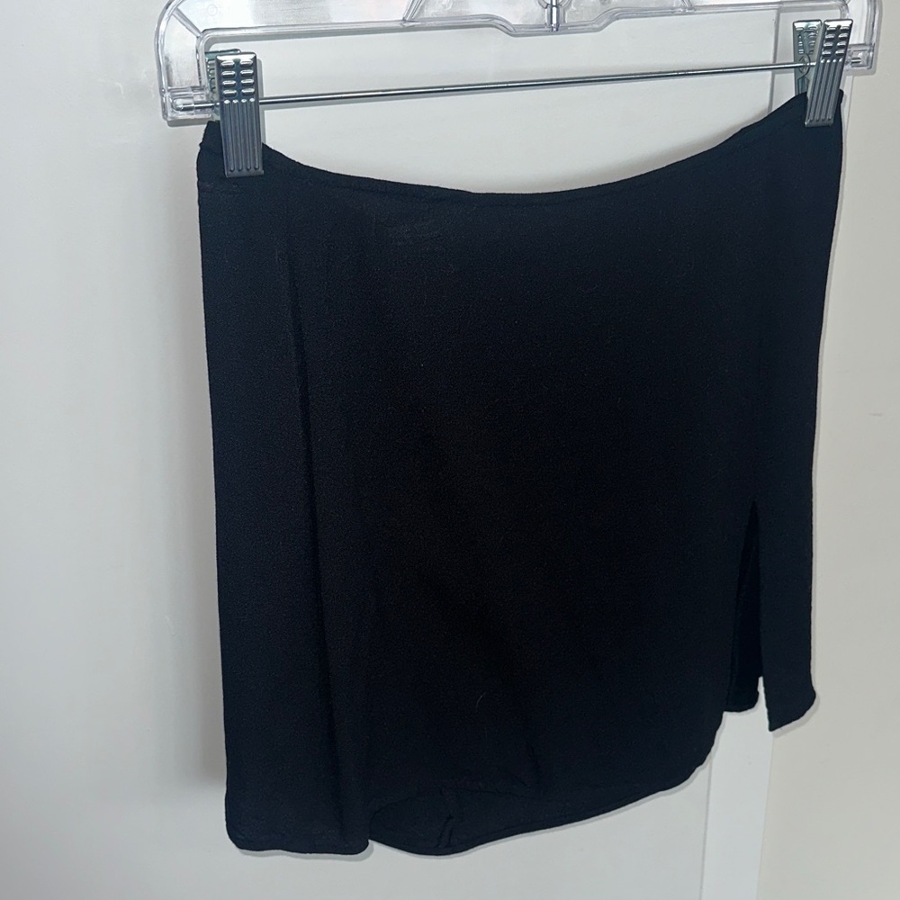 Reformation - Margot mini skirt - black